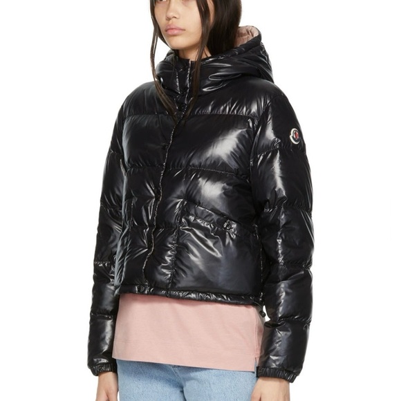Moncler Black Bardanette Down Jacket Size 0 - Picture 2 of 15